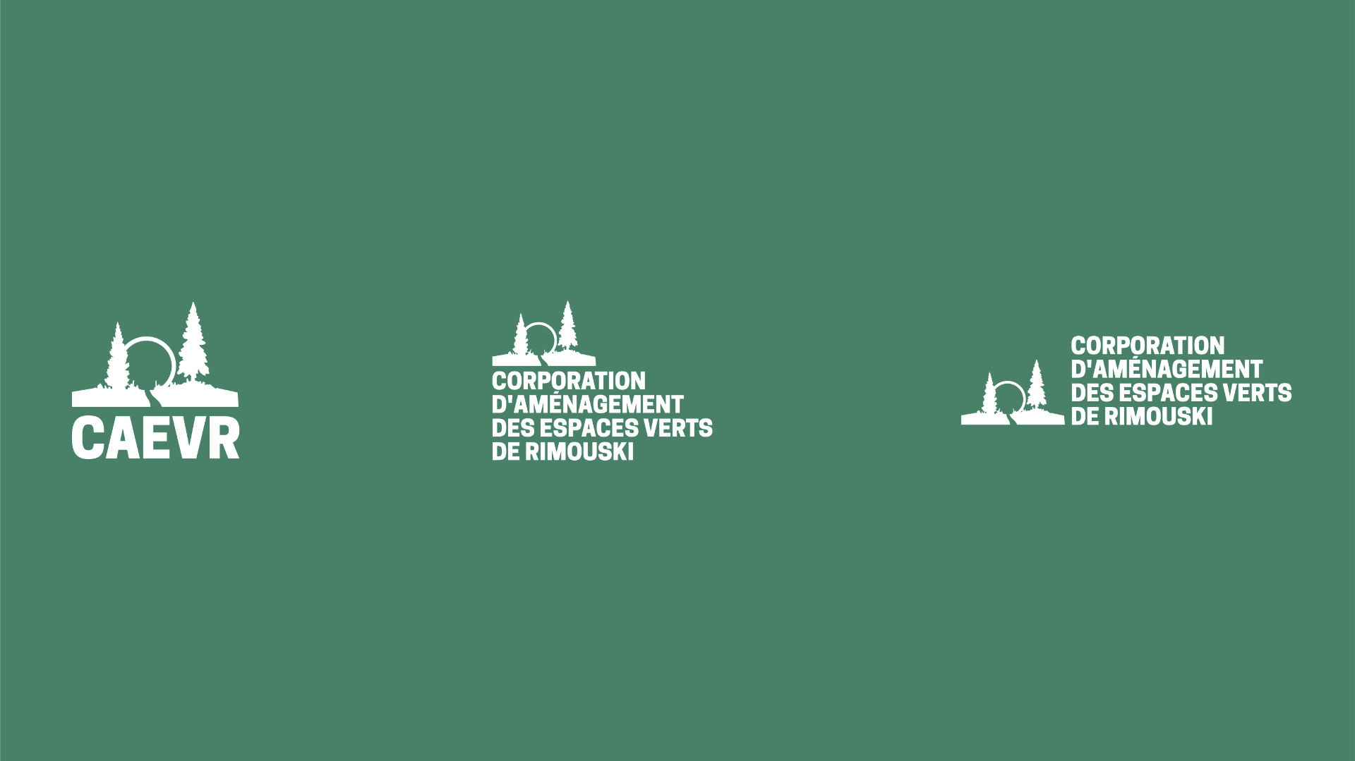 Corporation d'aménagement des espaces verts de Rimouski - Planche de présentation des couleurs (vert)