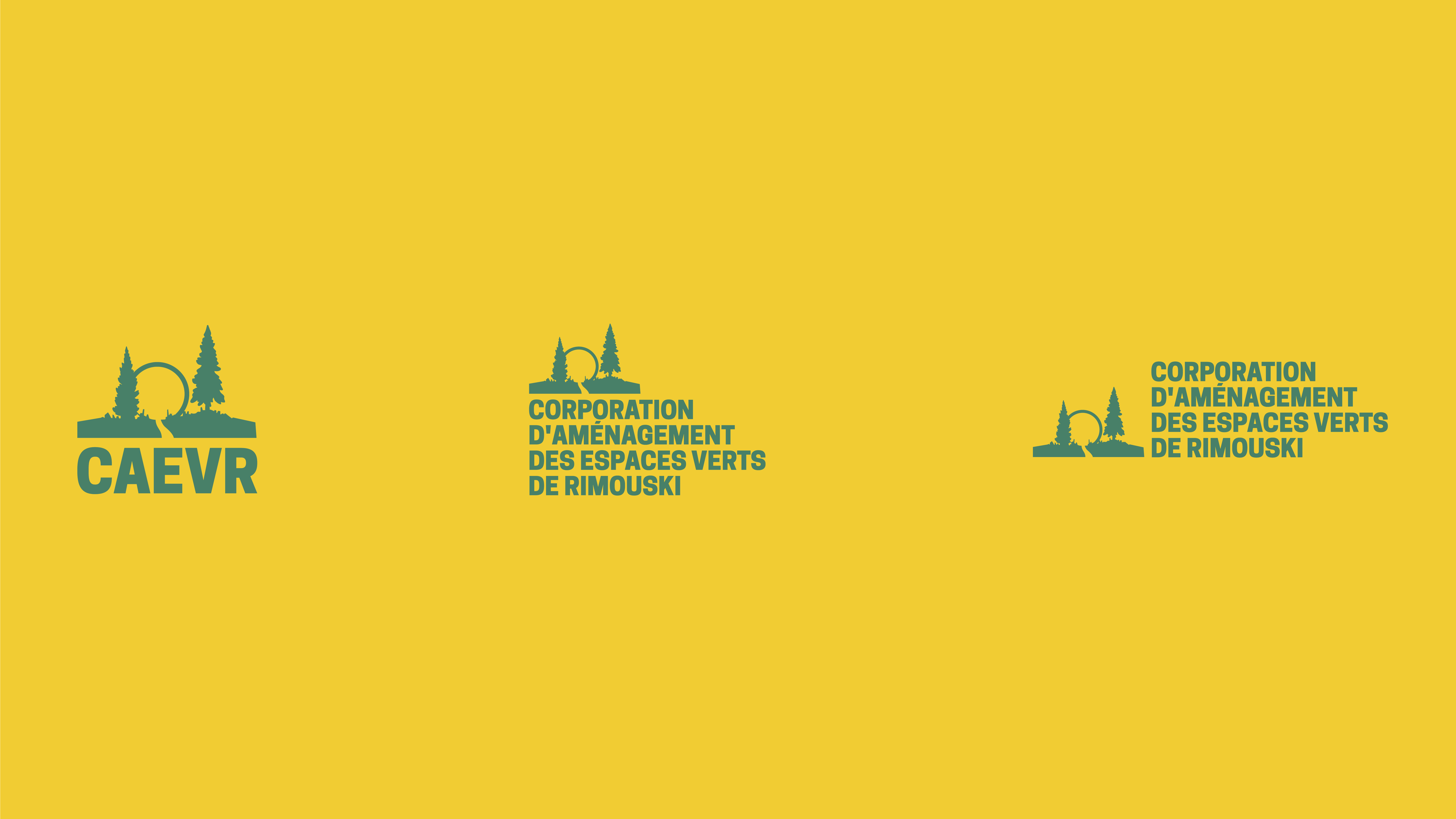 Corporation d'aménagement des espaces verts de Rimouski - Planche de présentation des couleurs (jaune)