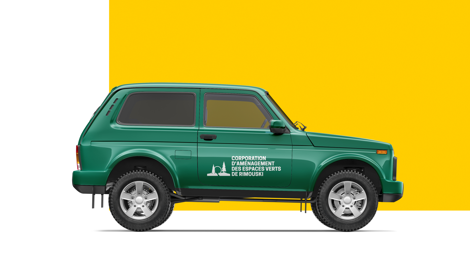 Corporation d'aménagement des espaces verts de Rimouski - Simulation sur véhicule