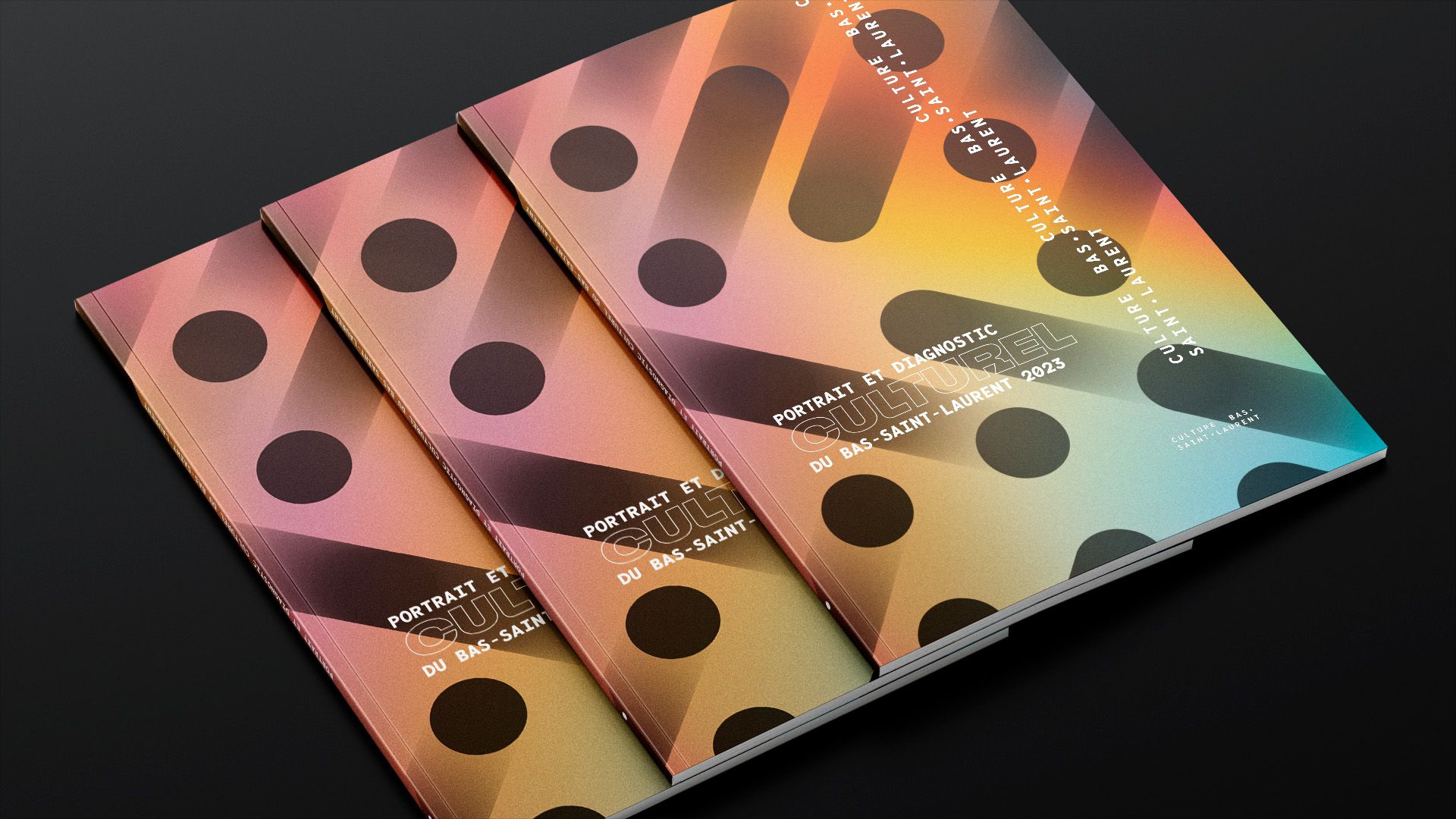 Photo couverture mise en page du Portrait et diagnostic culturel du BSL 2023