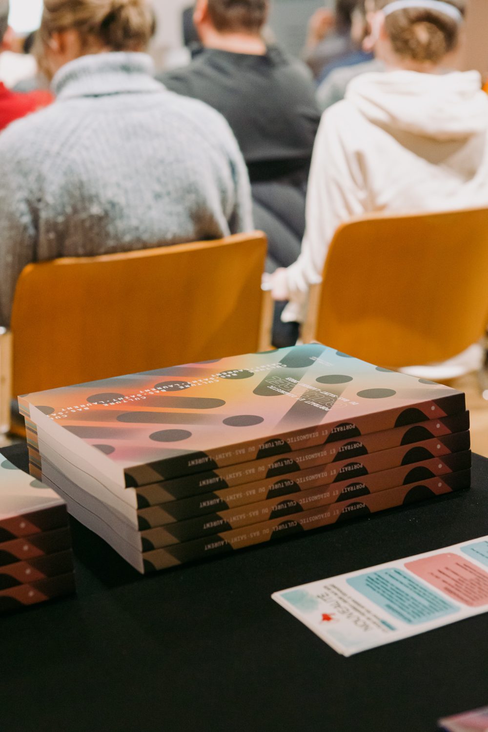 Culture Bas-Saint-Laurent, Portrait et diagnostic culturel 2023 - Photo lancement ©CBSL/Marie-Eve Campbell