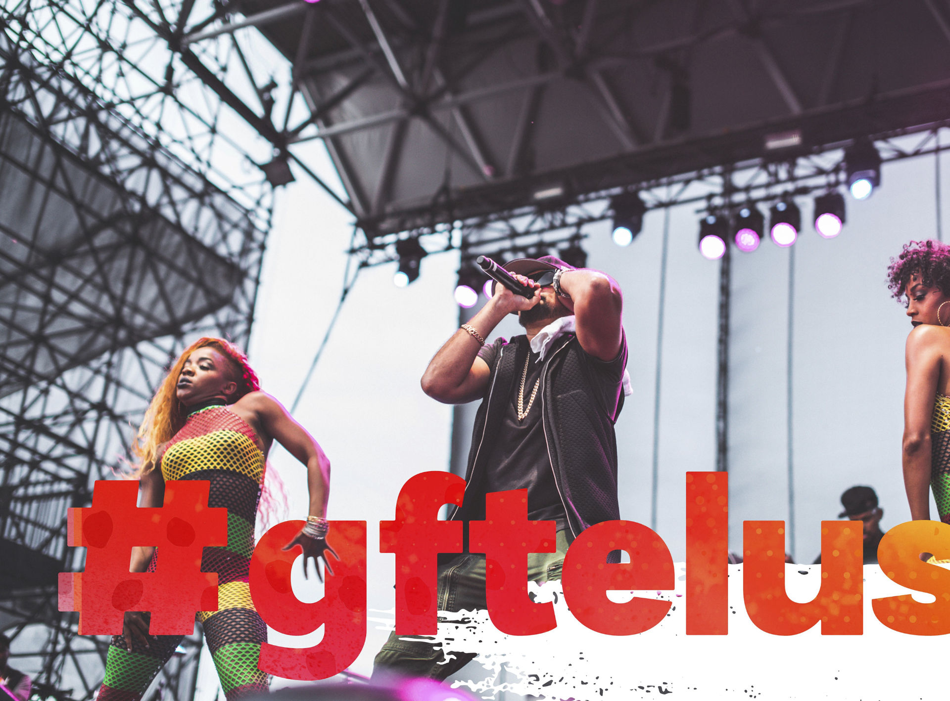 Les Grandes fêtes TELUS - Planche photographique et typographique 