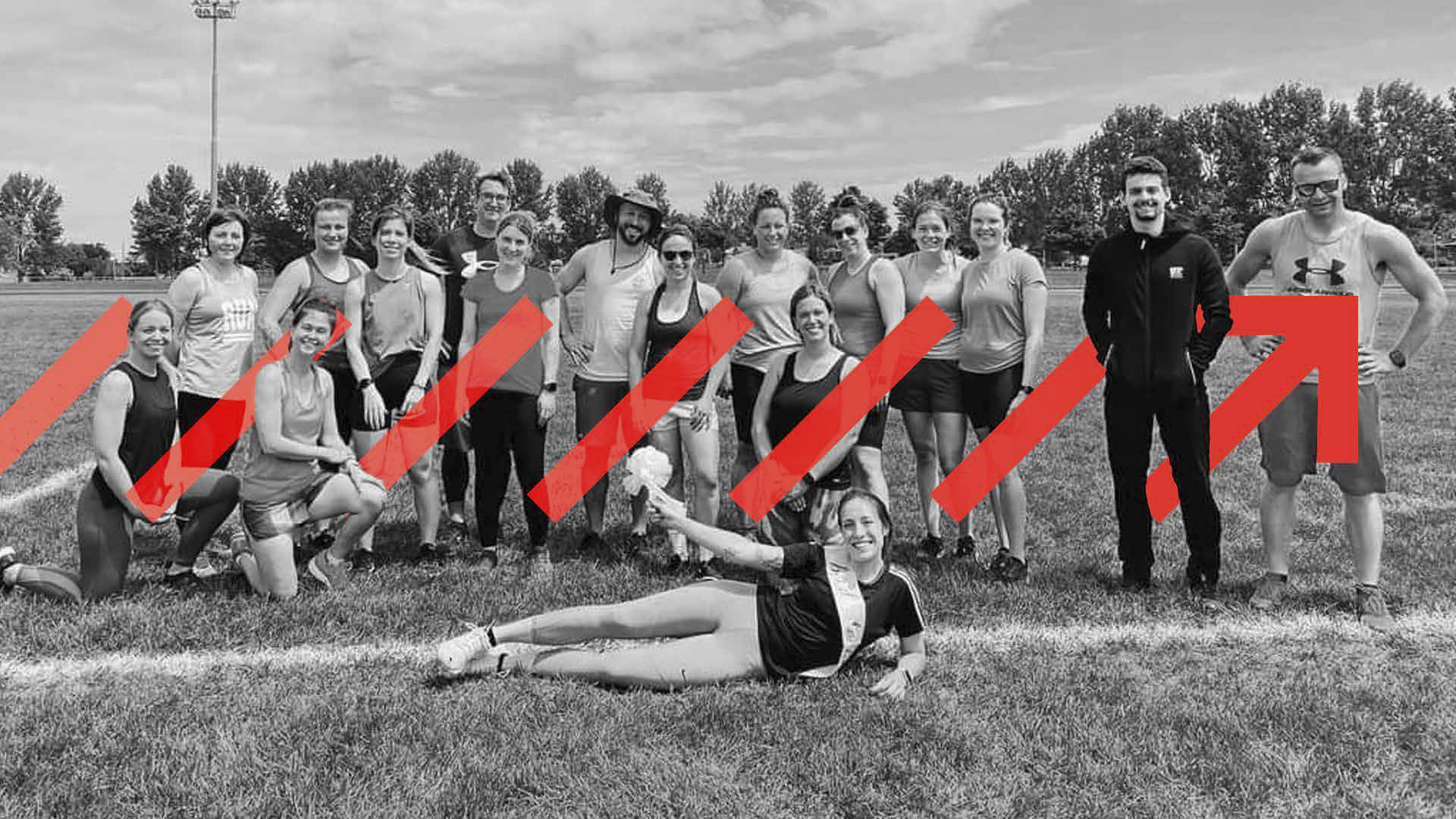 Momemtum - identité visuelle - Éléments graphique avec photographie